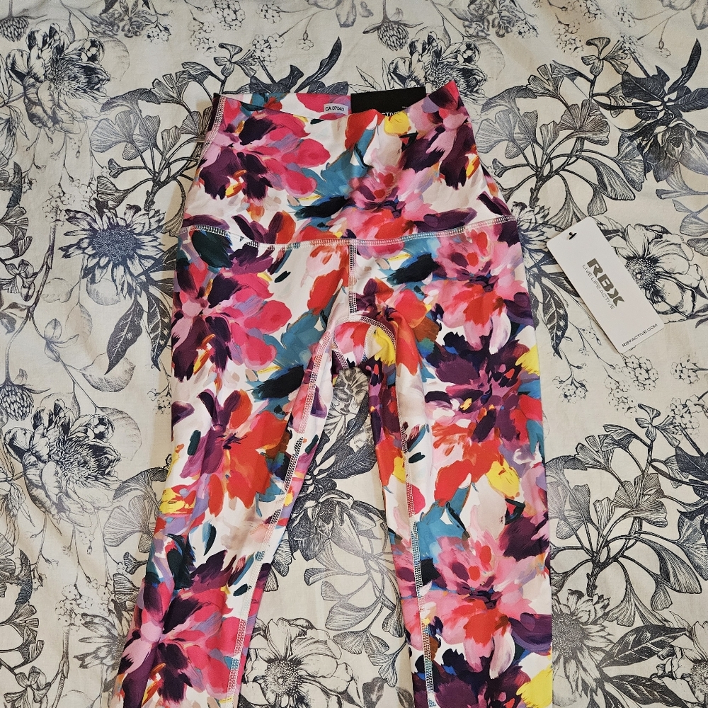 NWT RBX sports leggins yoga pnts capris